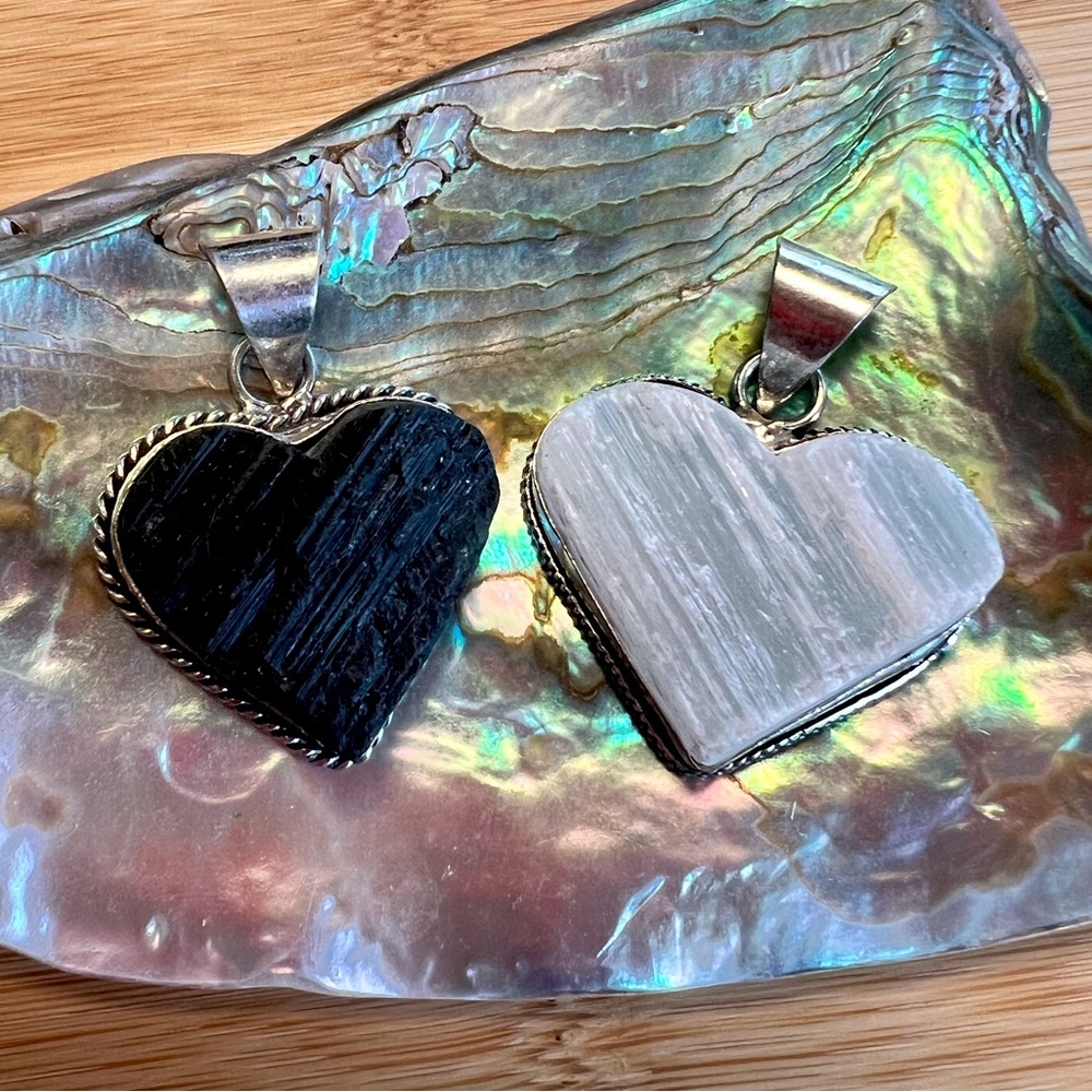 Silver Heart Pendants